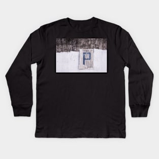 Stone Town Textures #6 Kids Long Sleeve T-Shirt